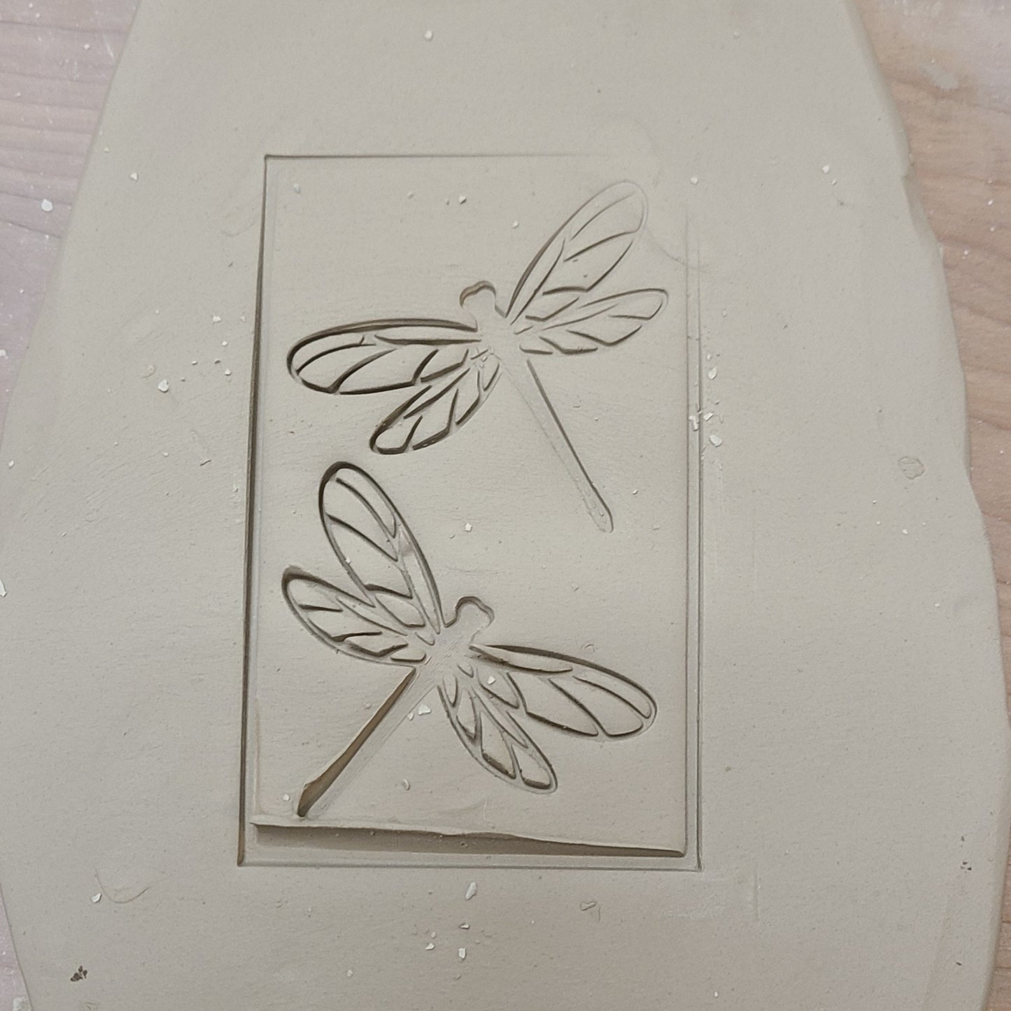 Stamp - Two Dragonflies