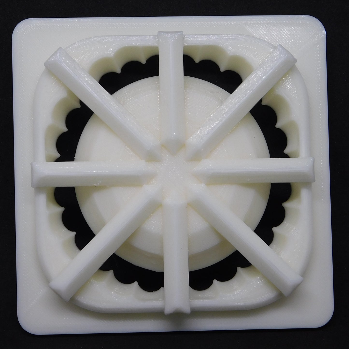 Square Scalloped Die