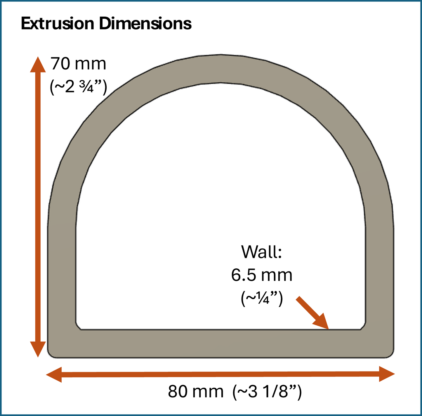 Square D-Square Clay Extrusion Die