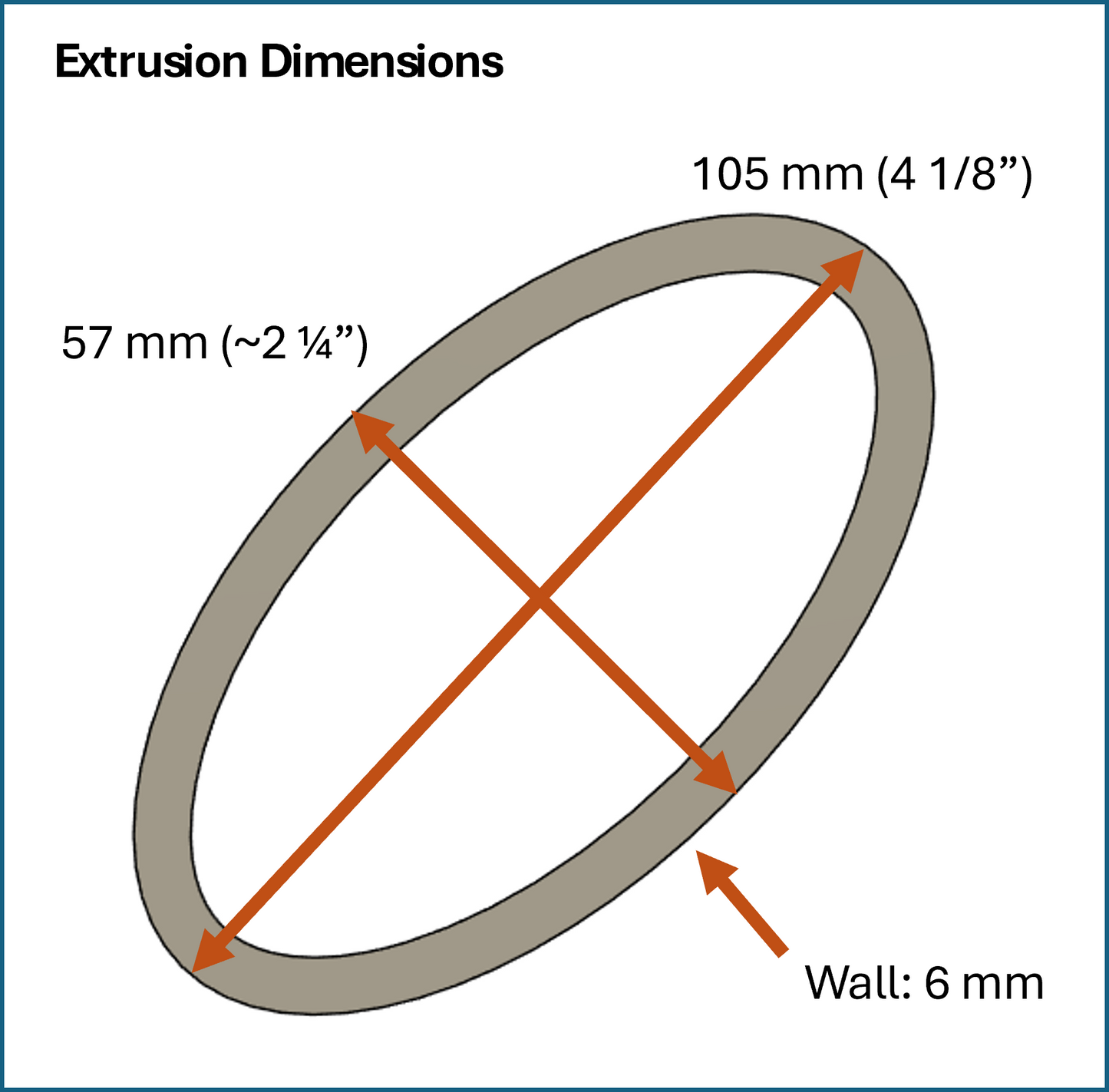 Square Die for Oval Hollow Extrusion