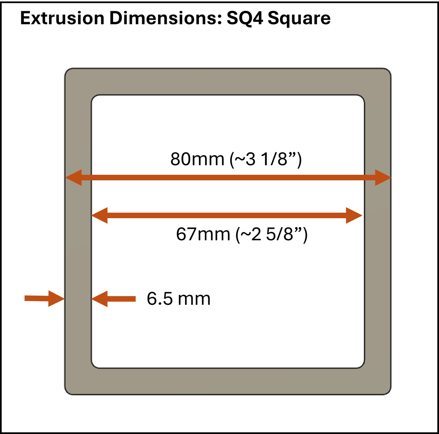 Square Die for Square Hollow Extrusion
