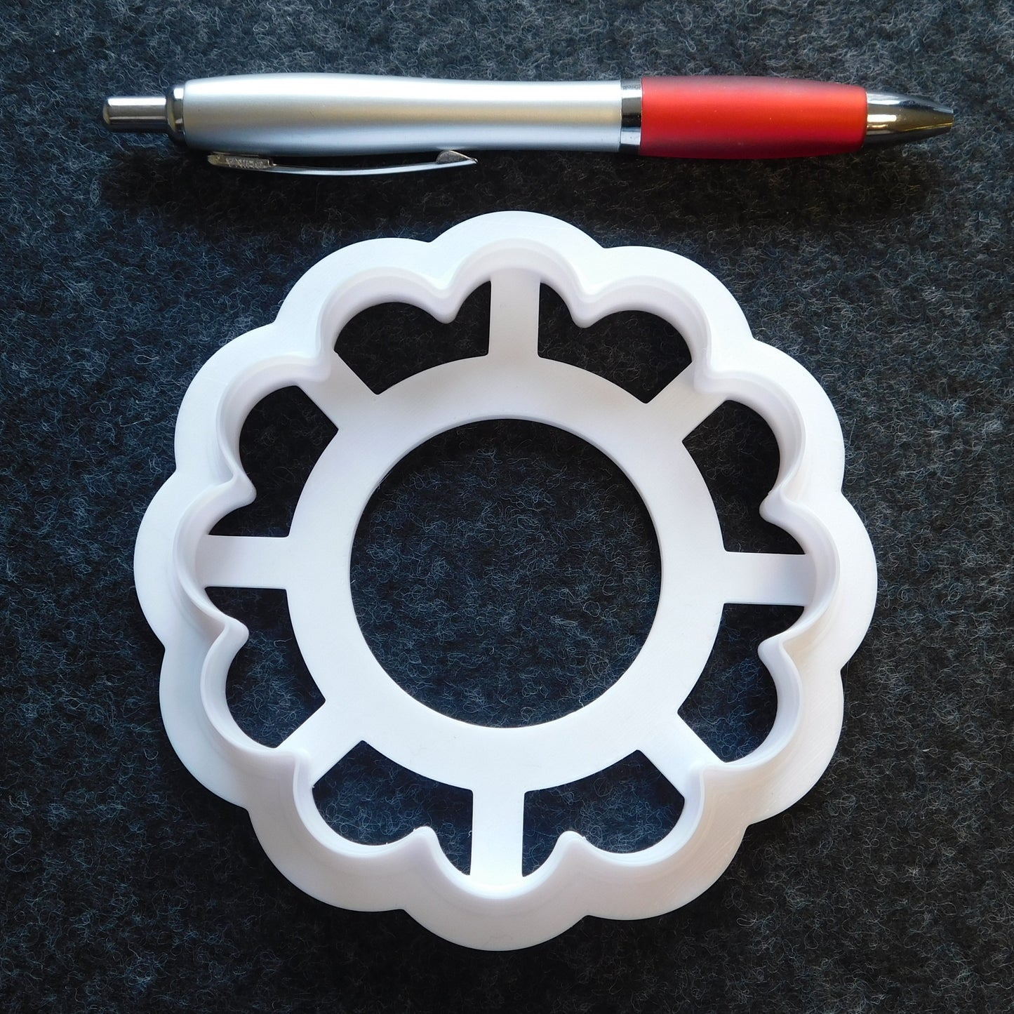 Scalloped Clay Cutter for Round GR Pottery Forms