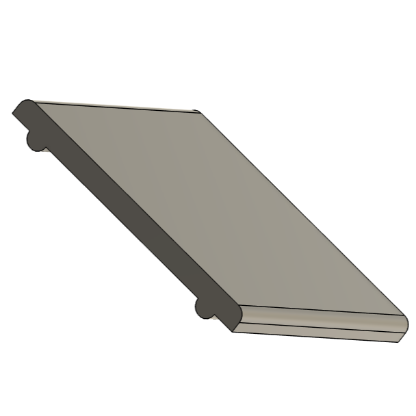 Square Small Tray - Clay Extrusion Die
