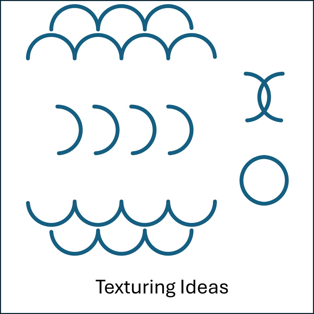 Stamp - Half Circles