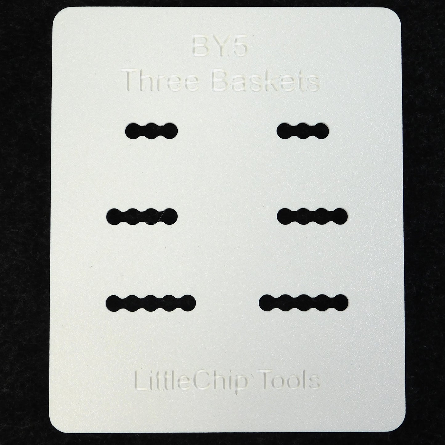 Bailey 5 - Basket Weave - All Three Strand Sizes - Clay Extrusion Die