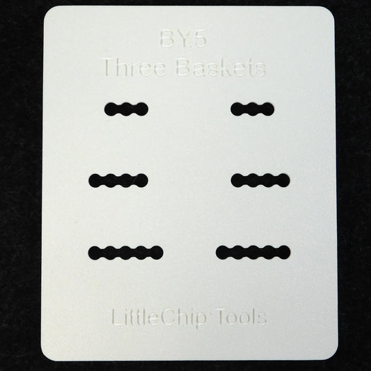 Bailey 5 - Basket Weave - All Three Strand Sizes - Clay Extrusion Die