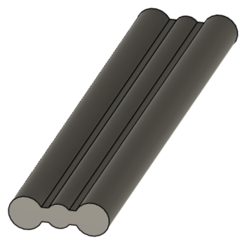 Handheld - Basket Weave Handle Dies