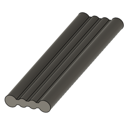 Handheld - Basket Weave Handle Dies