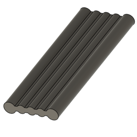 Handheld - Basket Weave Handle Dies