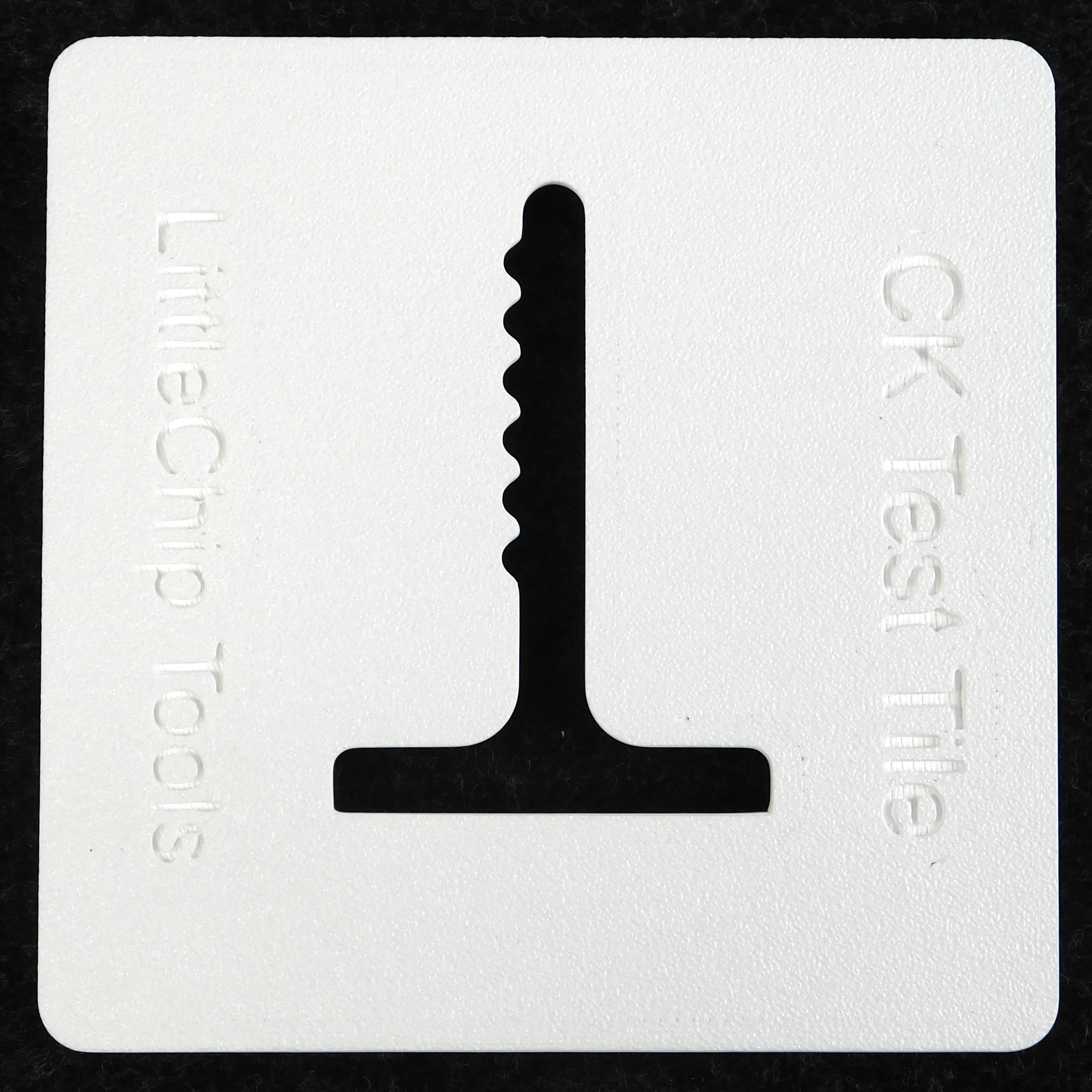 Crackpots Test Tile Die – LittleChip Tools