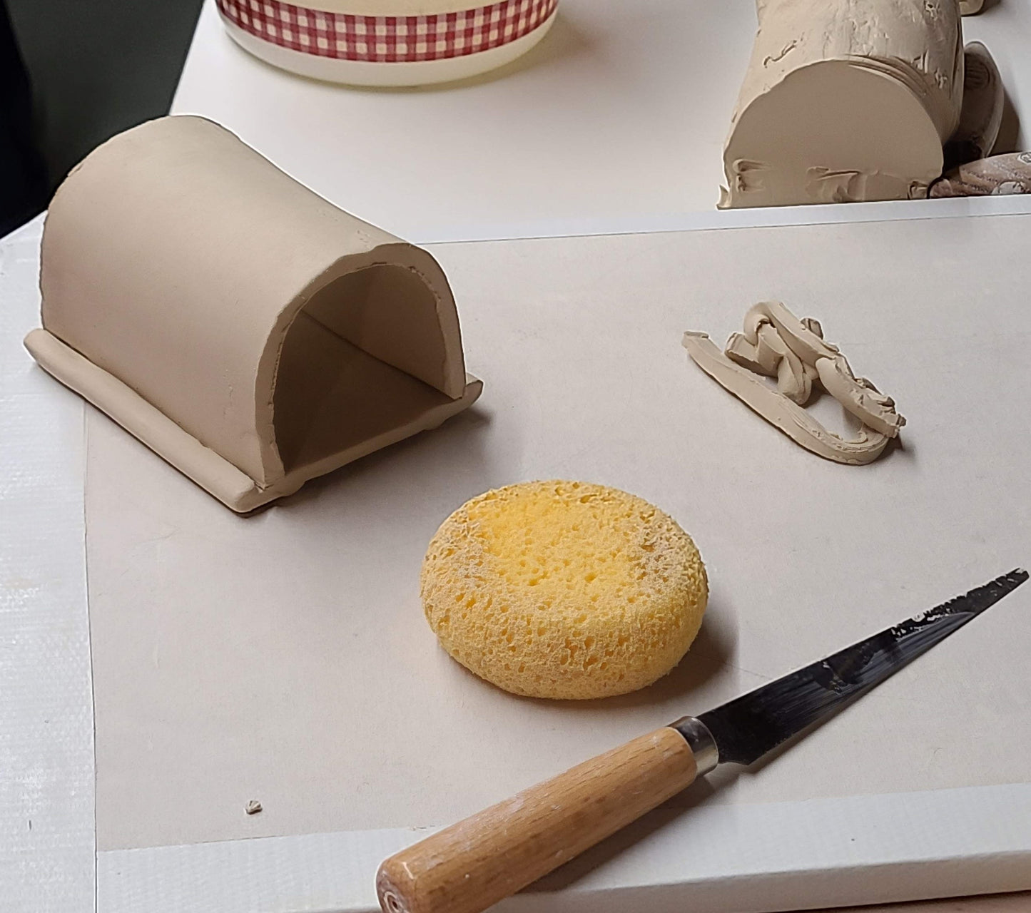 Square Butter Dish - Clay Extruder Die