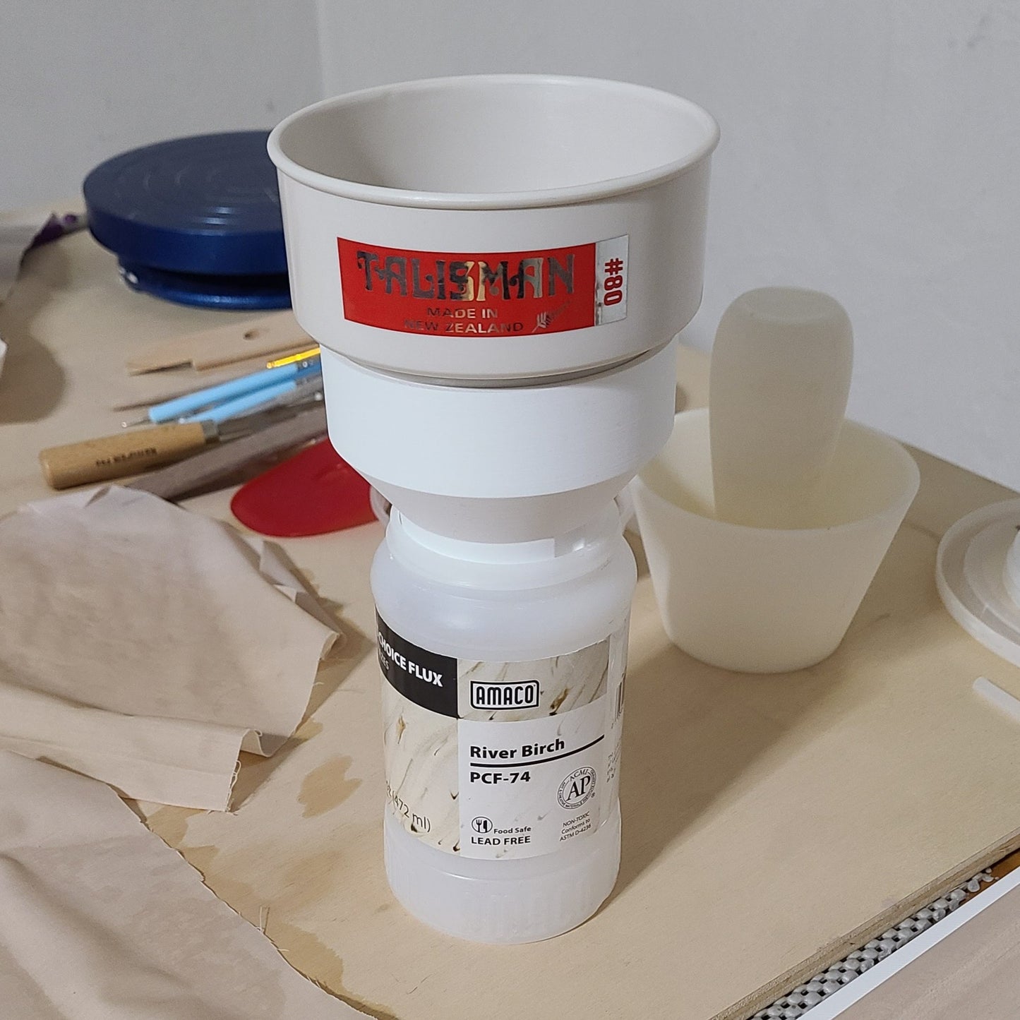 Glaze Sieve Funnel