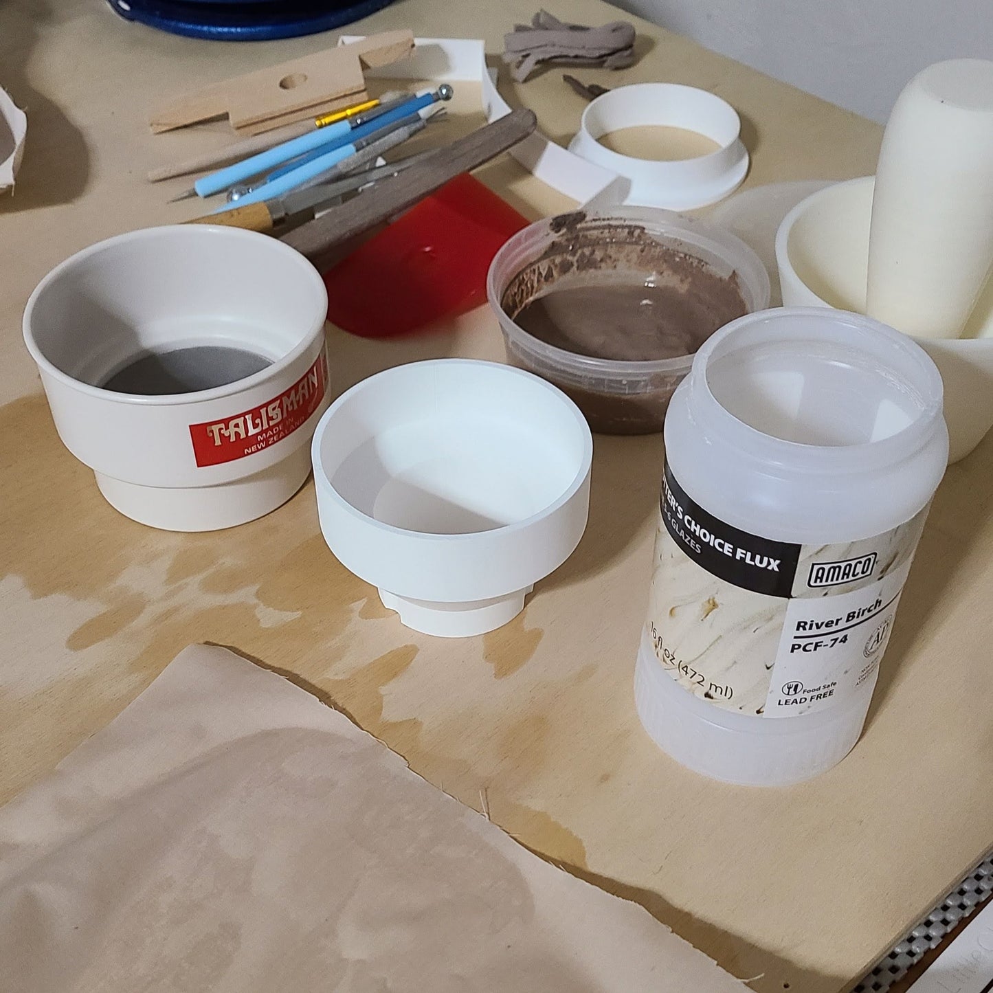 Glaze Sieve Funnel