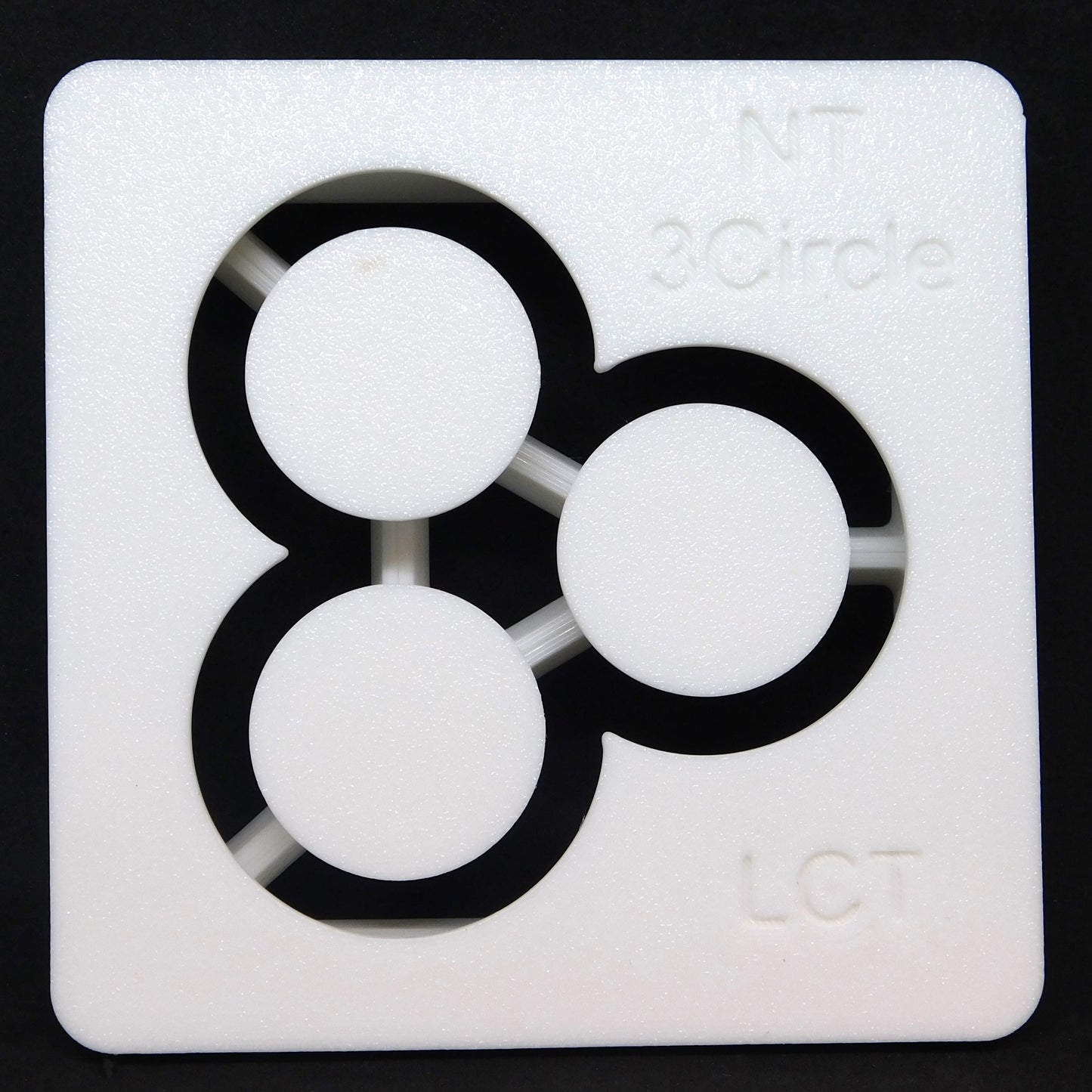 Square Die for Three Circles Extrusion