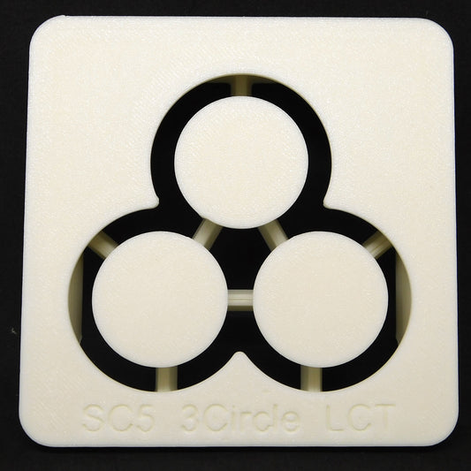 Scott Creek 5 - Three Circles - Clay Extruder Die