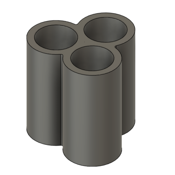 Scott Creek 5 - Three Circles - Clay Extruder Die