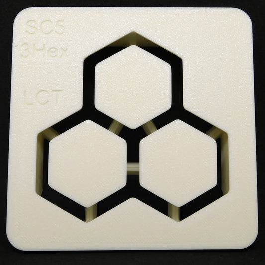 Scott Creek 5 - Three Hexes - Clay Extruder Die