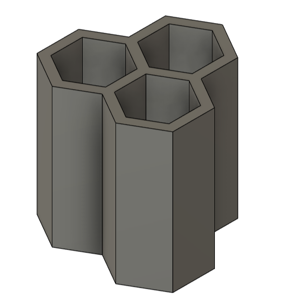 Scott Creek 5 - Three Hexes - Clay Extruder Die