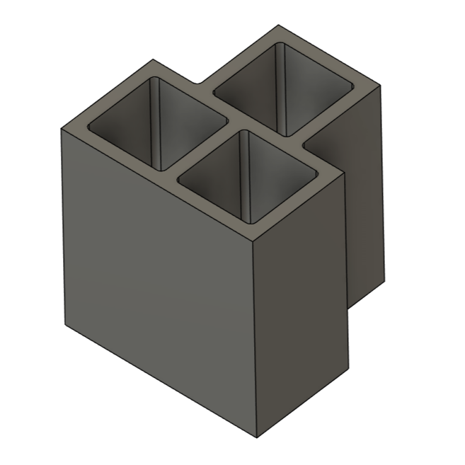 Scott Creek 5 - Three Squares - Clay Extruder Die