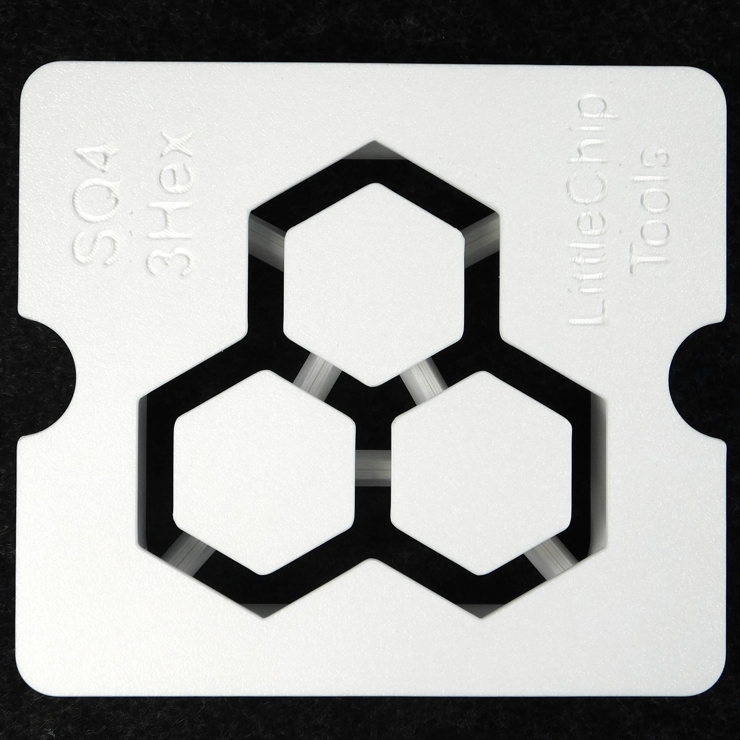 Square Die for Three Hexagons Extrusion