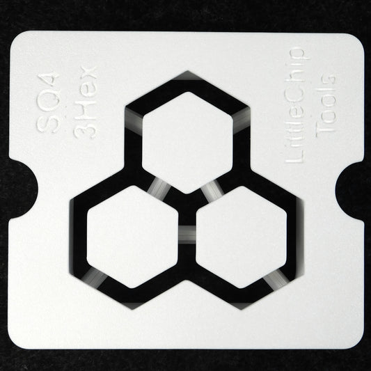 Square Die for Three Hexagons Extrusion