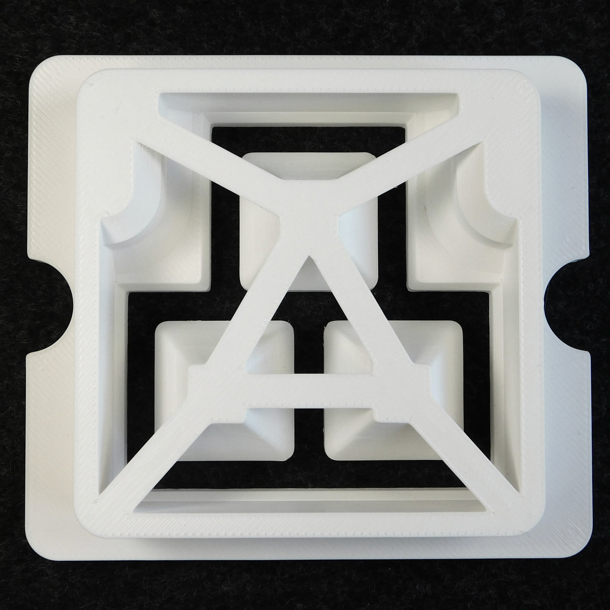 Square Die for Three Squares