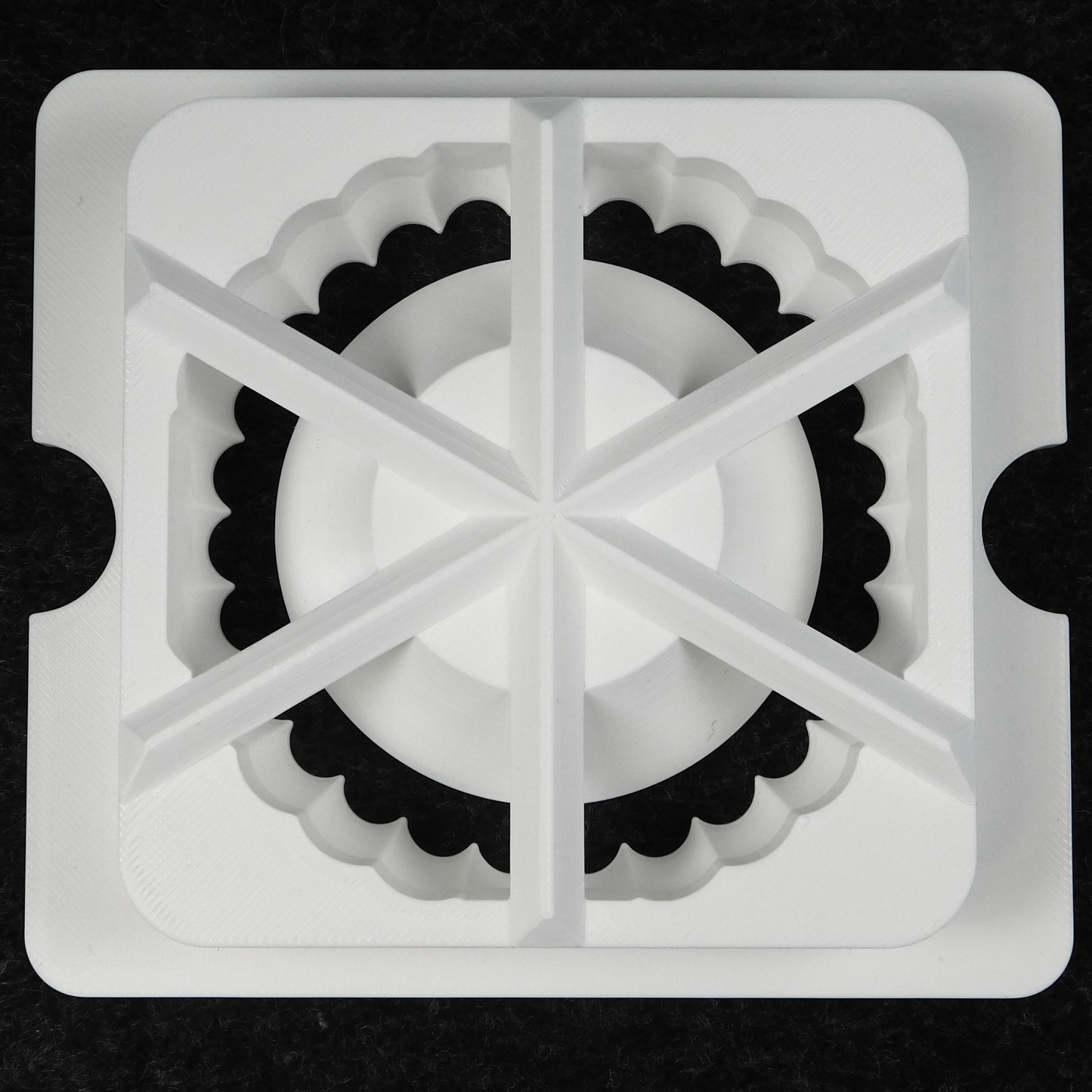 Square Scalloped Die