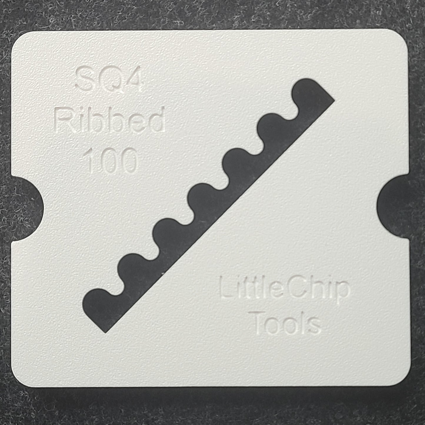 Square Ribbed Wall Die - 100 mm