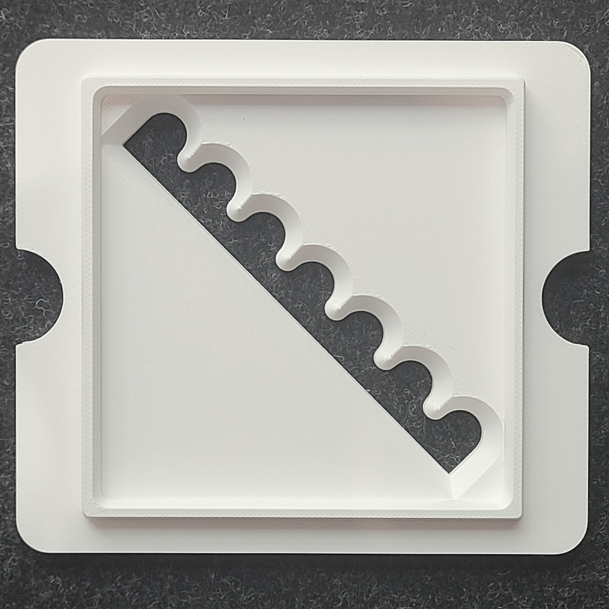Square Ribbed Wall Die - 100 mm