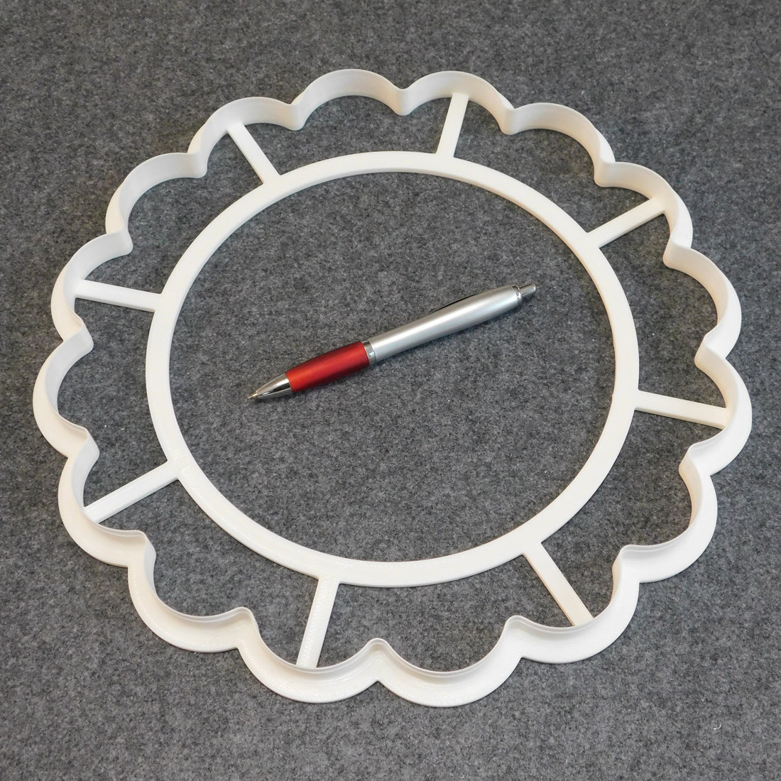 Scalloped Clay Cutter for Round GR Pottery Forms – LittleChip Tools