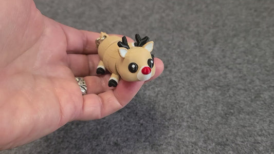 Rudolph Keychain