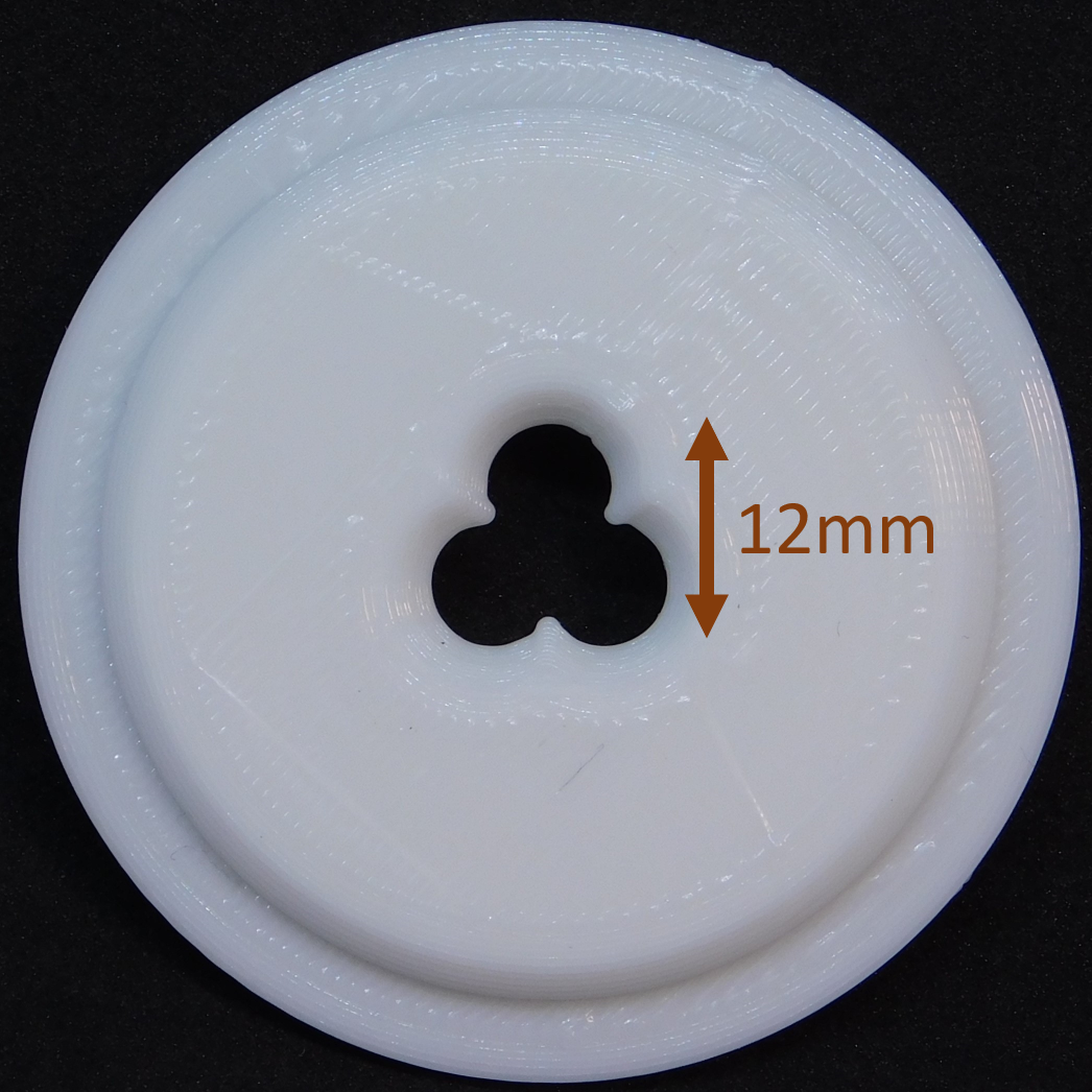 Handheld - Three-Leaf Clover - Clay Extrusion Die