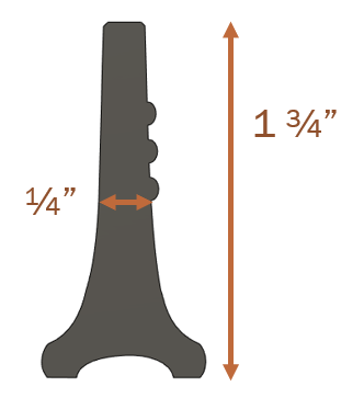 Handheld - Test Tile Die B - Clay Extrusion Die