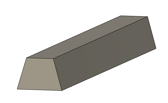 Handheld - Trapezoid - Clay Extrusion Die